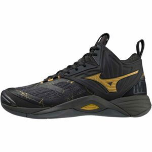 Mizuno WAVE MOMENTUM 2 MID Pánská volejbalová obuv, černá, veľkosť 47