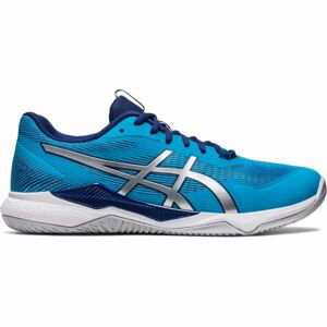 ASICS GEL-TACTIC Pánská indoorová obuv, modrá, velikost 45