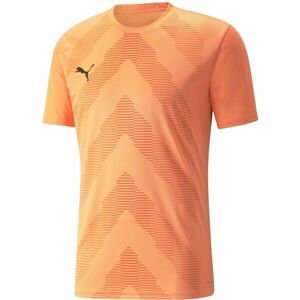 Puma TEAMGLORY JERSEY Pánské fotbalové triko, oranžová, velikost XL