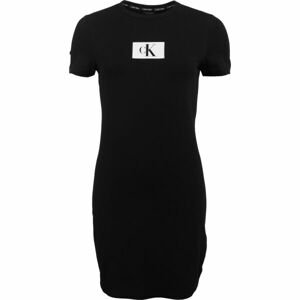 Calvin Klein ´96 LOUNGE-S/S DRESS Dámská noční košile, černá, velikost