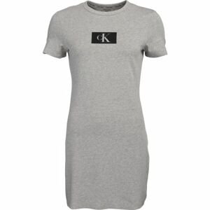 Calvin Klein ´96 LOUNGE-S/S DRESS Dámské šaty, šedá, velikost L