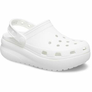 Crocs CLASSIC CROCS CUTIE CLOG K Dětské pantofle, bílá, veľkosť 28/29