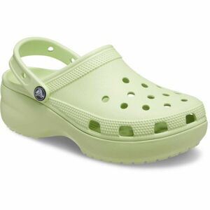 Crocs CLASSIC PLATFORM CLOG W  Dámské pantofle, zelená, veľkosť 37/38