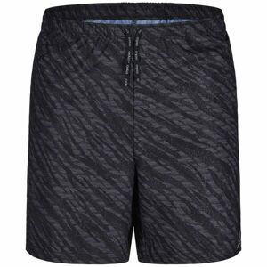 Odlo SHORT ESSENTIAL PRINT Pánské běžecké šortky, černá, velikost XL