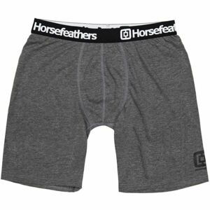 Horsefeathers DYNASTY LONG 3PACK Pánské boxerky, tmavě šedá, velikost