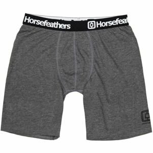 Horsefeathers DYNASTY LONG 3PACK Pánské boxerky, tmavě šedá, veľkosť XL