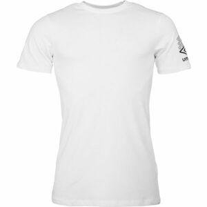 Umbro TERRACE GRAPHIC TEE Pánské triko, bílá, velikost S