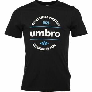 Umbro CIRCULAR GRAPHIC TEE Pánské triko, černá, velikost XL