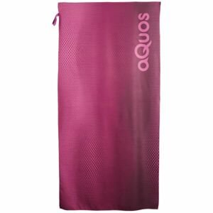 AQUOS TECH TOWEL 75x150 Rychleschnoucí sportovní ručník, růžová, velikost UNI