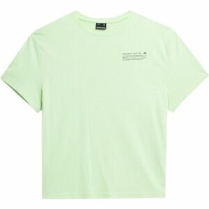 4F TSHIRT W Dámské triko, světle zelená, velikost
