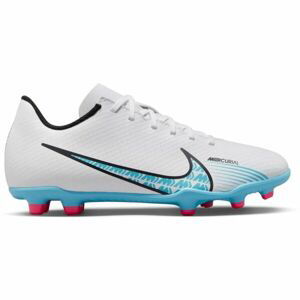 Nike JR MERCURIAL VAPOR 15 CLUB FG/MG Dětské kopačky, bílá, velikost 35.5