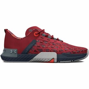 Under Armour TRIBASE REIGN 5 Q1 Pánské tréninkové boty, červená, velikost 45.5