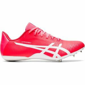 ASICS HYPERSPRINT 8 Unisex tretry, červená, velikost 44.5