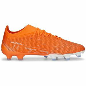 Puma ULTRA MATCH FG/AG Pánské kopačky, oranžová, velikost 40