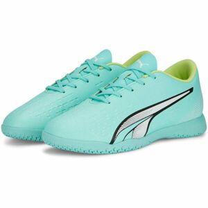 Puma ULTRA PLAY IT JR Dětské sálovky, zelená, velikost 31