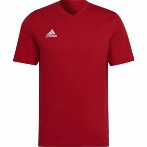 adidas ENTRADA 22 TEE Pánské triko, červená, veľkosť XXL