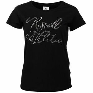 Russell Athletic T-SHIRT W Dámské tričko, černá, veľkosť XL