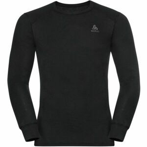 Odlo ACTIVE WARM ECO BL TOP CREW Pánské funkční triko, černá, velikost XXL