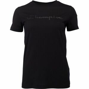 Champion CREWNECK T-SHIRT Dámské tričko, černá, velikost XS