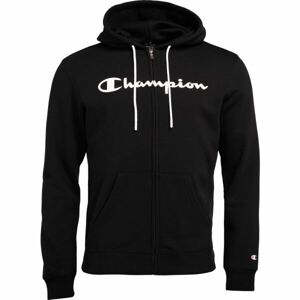 Champion AMERICAN CLASSICS HOODED FULL ZIP SWEATSHIRT Pánská mikina, černá, velikost