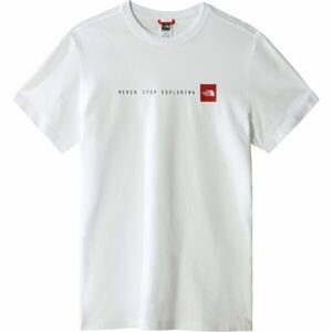 The North Face M S/S NEVER STOP EXPLORING TEE Pánské triko, bílá, velikost XL