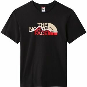 The North Face M MOUNTAIN LINE TEE MINERAL GOLD Pánské triko, černá, velikost L