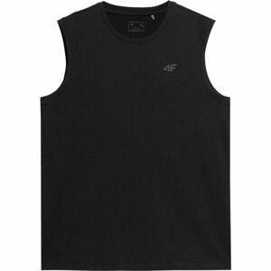 4F MEN´S SLEEVELESS Pánské tílko, černá, velikost