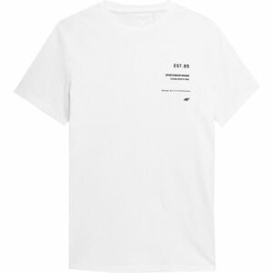 4F MEN´S T-SHIRT Pánské triko, bílá, veľkosť M