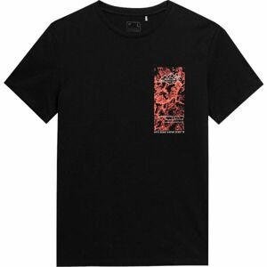 4F MEN´S T-SHIRT Pánské tričko, černá, velikost M