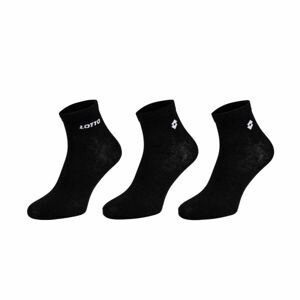 Lotto GILA 3P Ponožky, černá, velikost 35-38