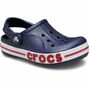 Crocs BAYABAND CLOG T Dětské pantofle, tmavě modrá, velikost 19/20