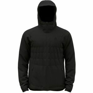 Odlo M ASCENT S-THERMIC HOODED INSULATED JACKET Pánská bunda, černá, veľkosť M