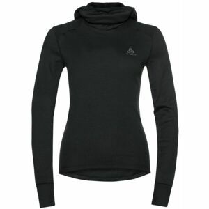 Odlo W BL TOP FACEMASK L/S ACTIVEWARM ECO Dámské funkční triko, černá, velikost S