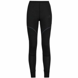 Odlo W BL BOTTOM LONG ACTIVE X-WARM ECO Dámské funkční kalhoty, černá, velikost L