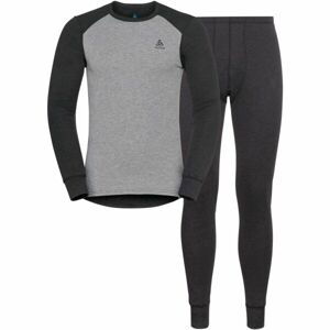 Odlo ACTIVE WARM ECO SPECIAL SET Pánský funkční set, tmavě šedá, velikost M