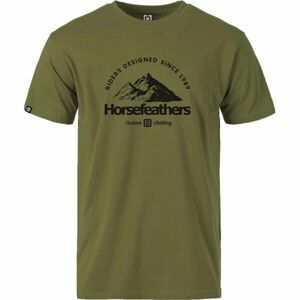 Horsefeathers MOUNTAIN T-SHIRT Pánské tričko, khaki, velikost XXL