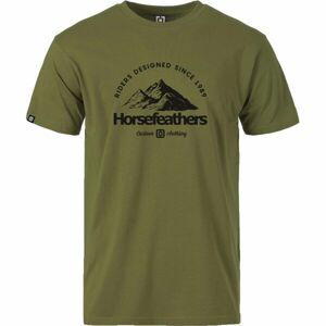 Horsefeathers MOUNTAIN Pánské tričko, khaki, veľkosť L