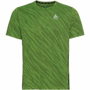 Odlo ZEROWEIGHT ENGINEE CHILL-TEC S/S Pánské běžecké triko, zelená, veľkosť L