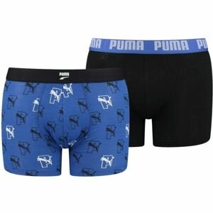 Puma MEN CAT AOP BOXER 2P Pánské boxerky, modrá, velikost L