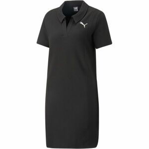 Puma HER POLO DRESS Dámské šaty, černá, velikost