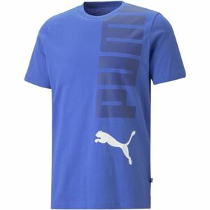 Puma ESS+LOGO LAB TEE Pánské triko, modrá, velikost S