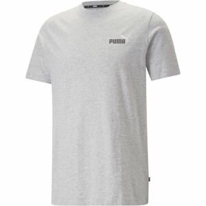 Puma ESSENTIALS+ TEE Pánské tričko, šedá, veľkosť XXL
