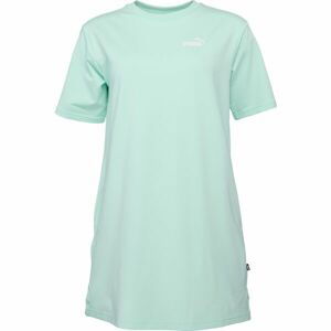 Puma ESS SMALL LOGO TEE DRESS TR Dámské šaty, světle zelená, velikost XS