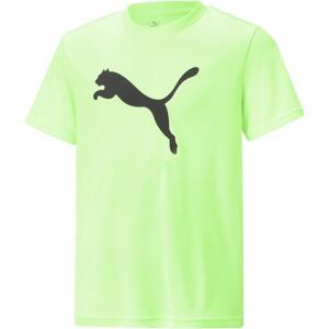 Puma ACTIVE SPORTS POLY CAT TEE B Chlapecké triko, žlutá, velikost 128