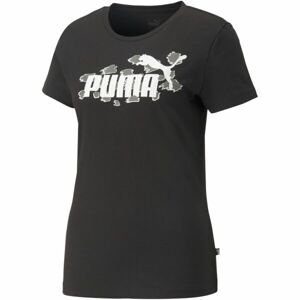Puma ESS+ANIMAL TEE Dámské triko, černá, velikost S