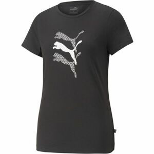 Puma GRAPHICS LAZER CUT TEE Dámské triko, černá, veľkosť XL