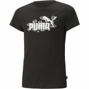 Puma ESSENTIALS+ANIMAL TEE Dívčí triko, černá, velikost
