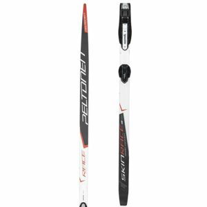 Peltonen SET SKIN RACE CL X-STIFF + CLASIC AUTO Běžecké lyže na klasiku se stoupacími pásy, černá, veľkosť 174