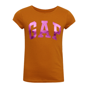 GAP V-HS SS VALUE LOGO TEE Dívčí tričko, oranžová, velikost L