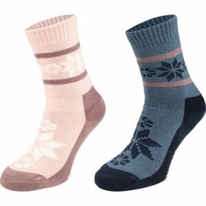 KARI TRAA RUSA 2PK Dámské ponožky, modrá, veľkosť 39-41